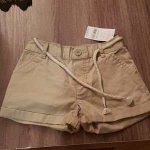 Girls drawstring shorts